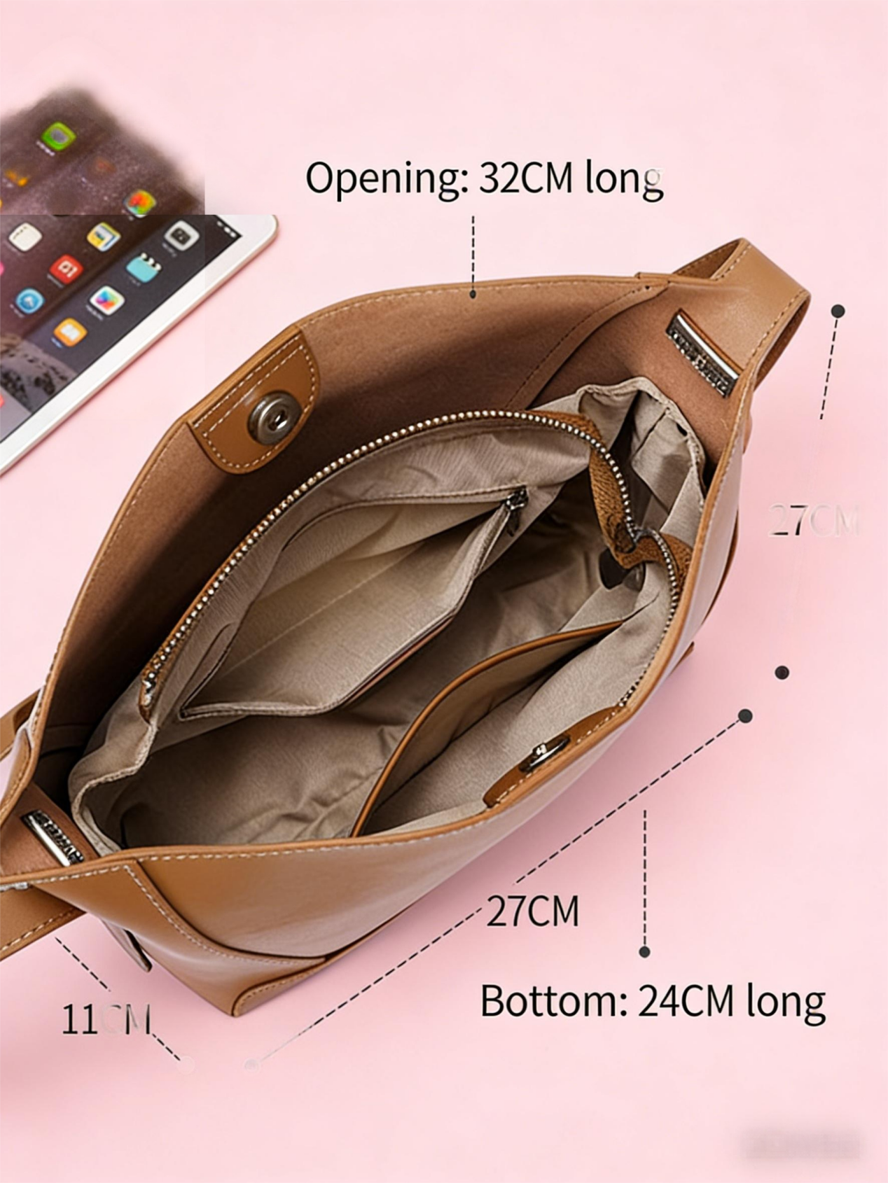 The Everyday Leather Tote Bag: Your Stylish Companion for Work & Weekend
