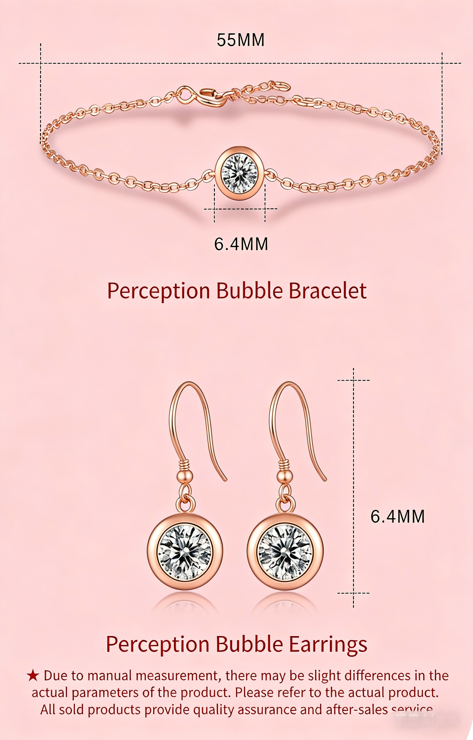 S925 Sterling Silver Rose Gold Plated Moissanite Necklace